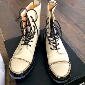 Alexander Wang Booties - Cream Size 8